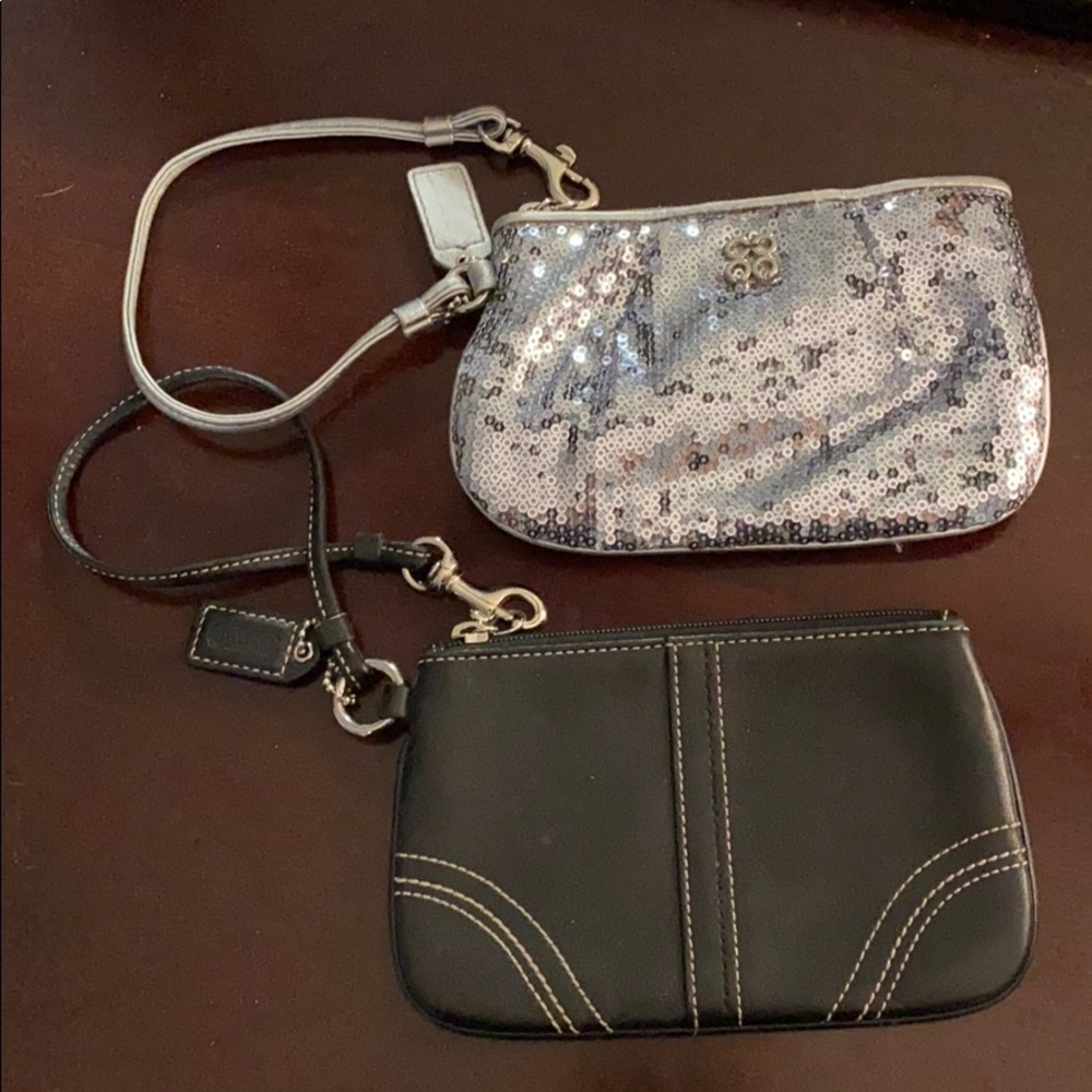 2 small Coach wristlets